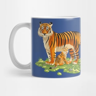 Mother and son tiger Mug